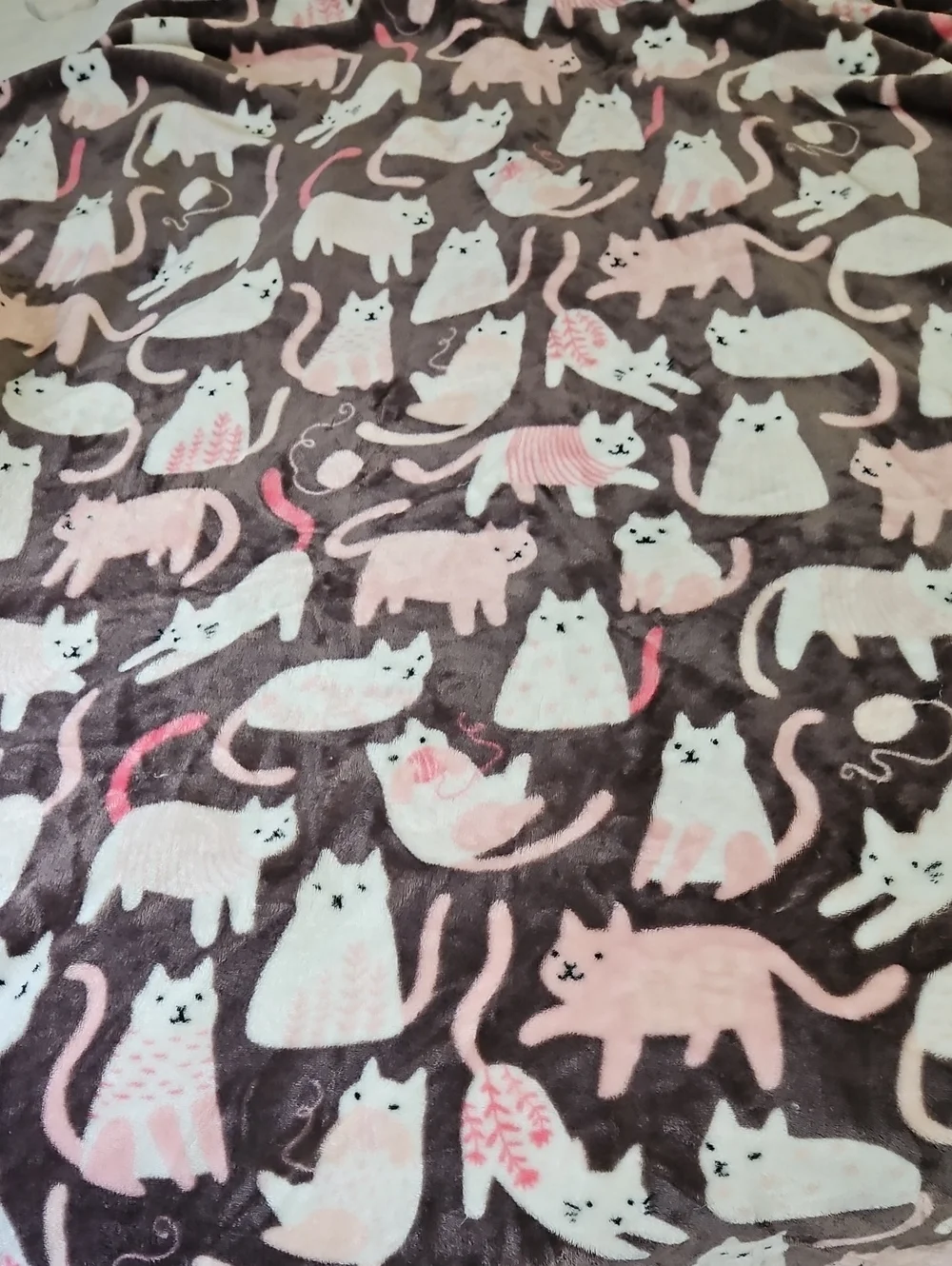 Oversized Plush Cat Throw Blanket